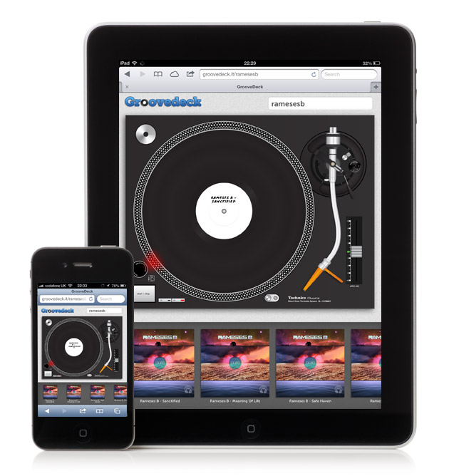 Groovedeck on iPhone and iPad